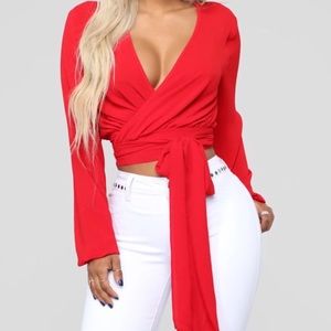 Fashion Nova Little White Lies Top